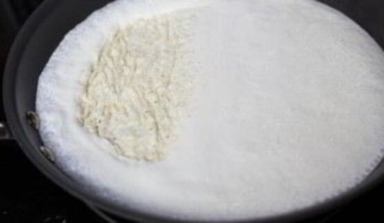 суфле из кабачков под грибным соусом