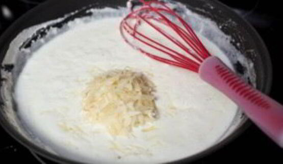 суфле из кабачков под грибным соусом