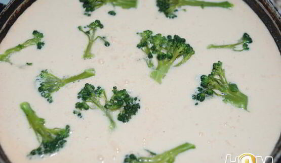 суфле из кабачков с брокколи