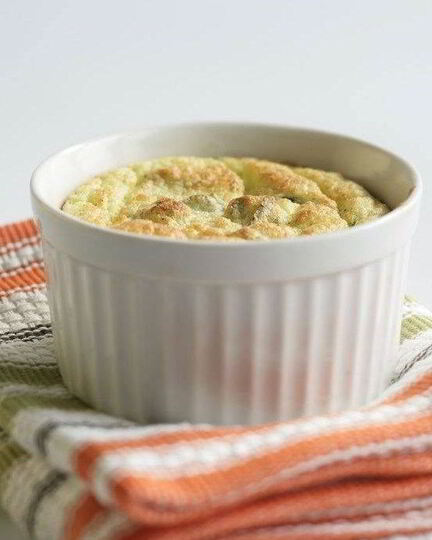 Рецепт суфле из кабачков с творогом рикотта