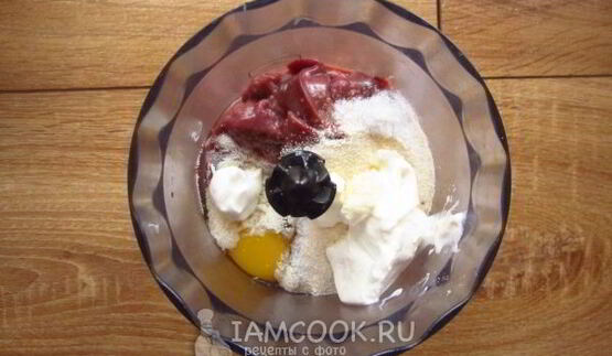 суфле из куриной печени с овощами