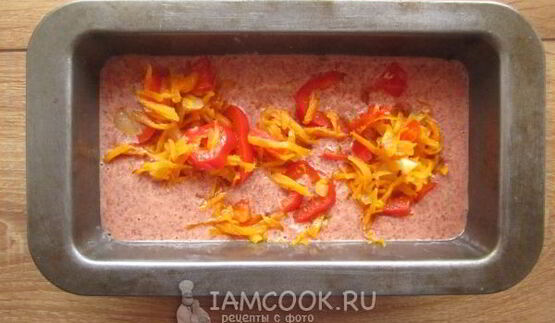 суфле из куриной печени с овощами