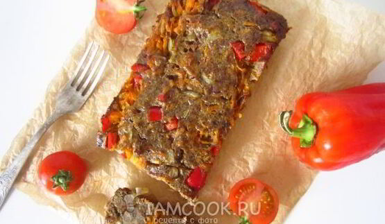 суфле из куриной печени с овощами