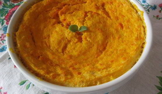 суфле из моркови и творога