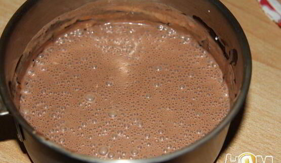 суфле творожно-банановое с шоколадом