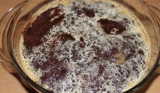 торт-суфле карамельно-молочный