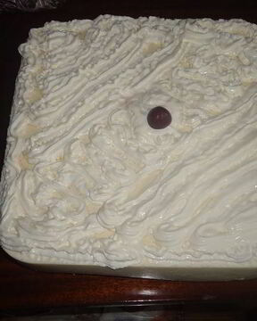 Торт-суфле с вишней