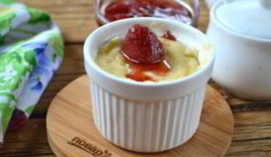 творожное суфле в микроволновке