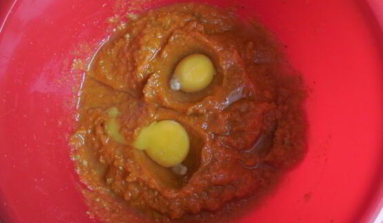 тыквенно-оливковое суфле