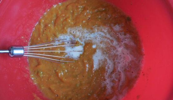 тыквенно-оливковое суфле