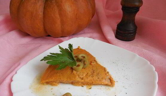 тыквенно-оливковое суфле