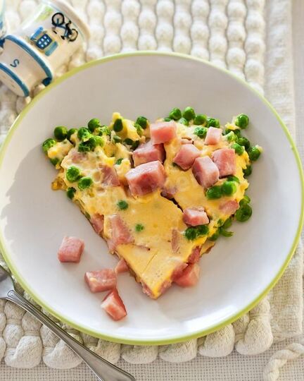 Рецепт яичного суфле с ветчиной в мультиварке