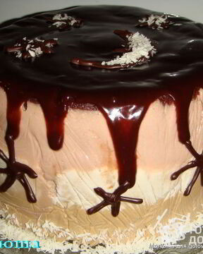 Юбилейный торт-суфле Южная ночь