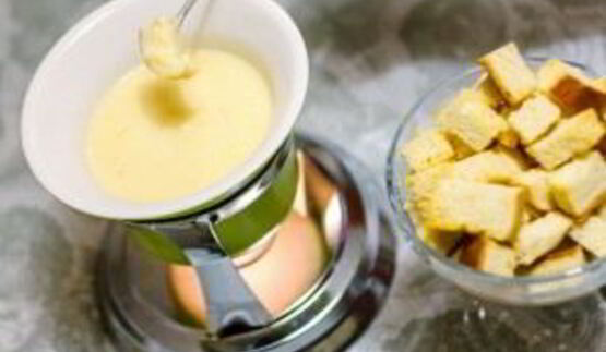 сырное фондю без вина