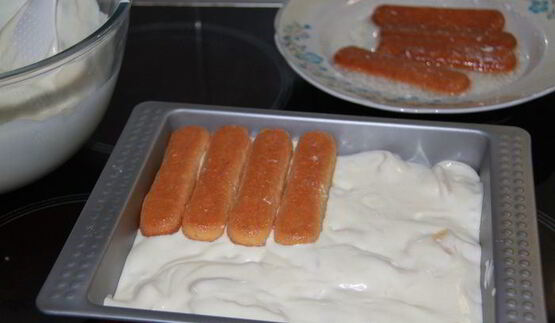 персиковый тирамису