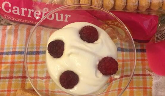 тирамису с малиной