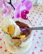 Тирамису с манго и бананом