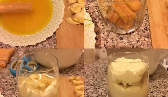 тирамису с манго и бананом