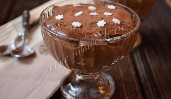 тирамису шоколадный