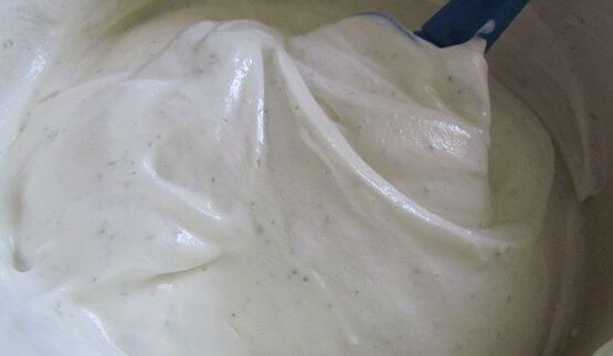 творожно-мятный десерт