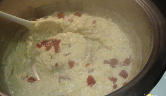 ванильный рисовый пудинг с вишнями