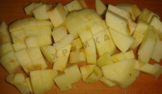 яблочное пюре со сгущенкой