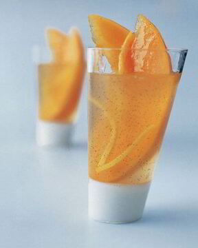 Желе из дыни с имбирем