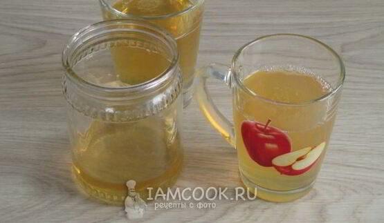 желе кружка пива из яблочного сока