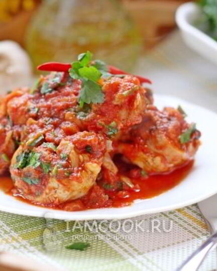 Рецепт чахохбили иза куриц в мультиварке