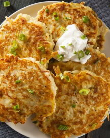 Рецепт домашних картофельных драников к завтраку