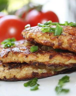 Драники из цуккини с сыром