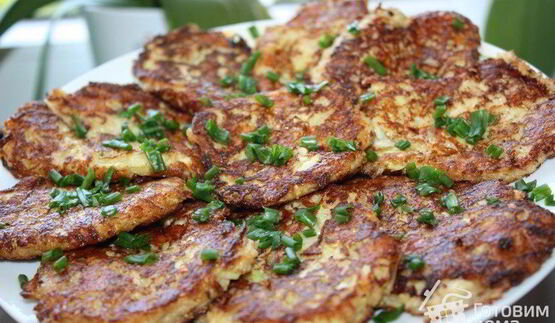 драники из цуккини с сыром