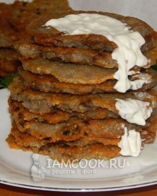 Драники с грибами