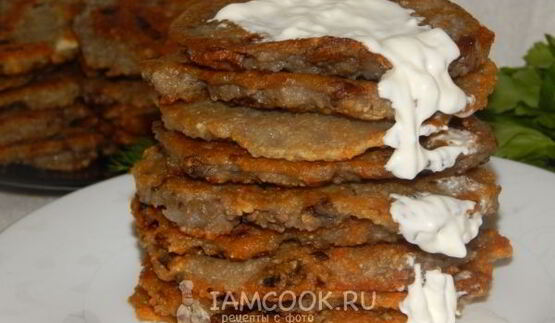 драники с грибами