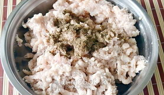 драники с куриным фаршем