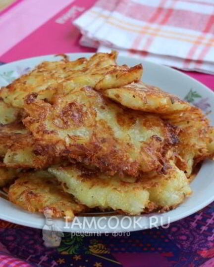 Рецепт драников с сыром