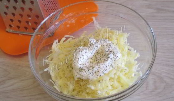 драники с сыром