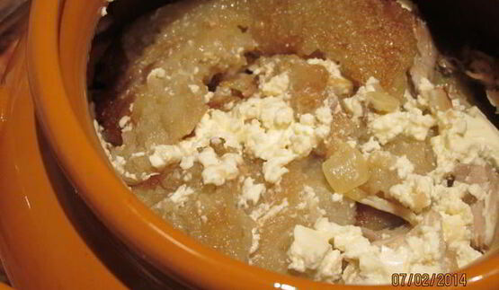 драники в горшочках с курицей