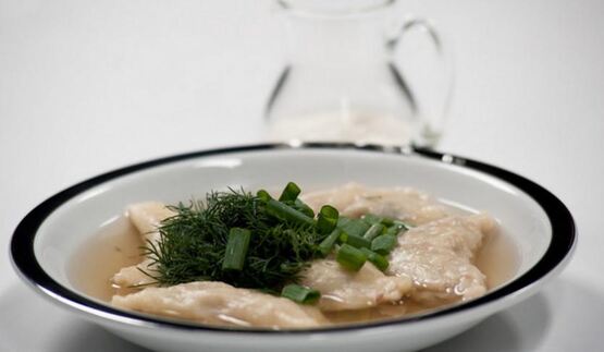 колдуны с гречкой и грибами