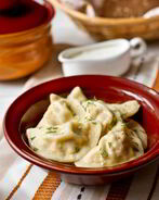 Мучные колдуны с грудинкой