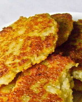 Постные драники картофельные