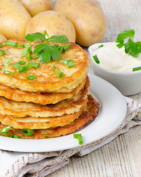 Вкусные драники из картошки