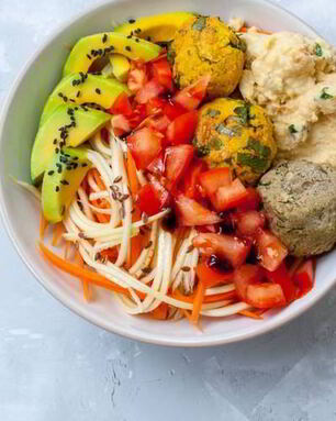 Фрикадельки из нута и сливочного сыра