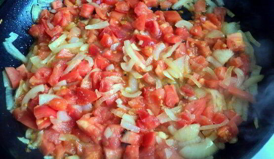 фрикадельки с базиликом и овощами