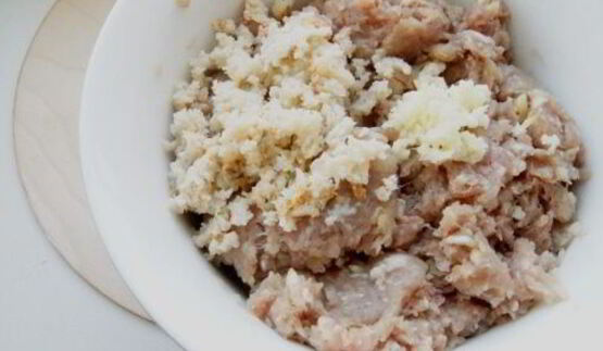 фрикадельки с фетой и соусом чимичурри