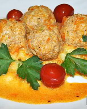 Фрикадельки с кабачком