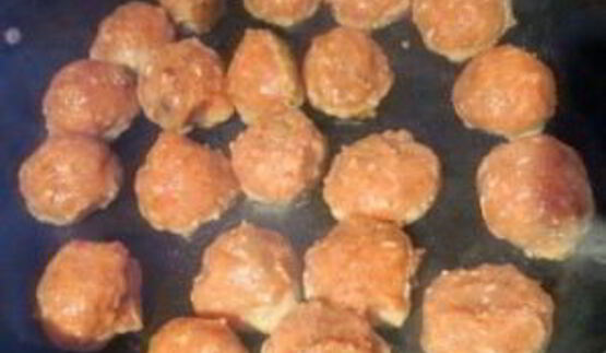 фрикадельки с сюрпризом