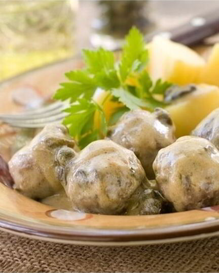 Рецепт фрикаделек в грибном соусе