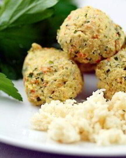 Рецепт рыбных фрикаделек с рисом на пару