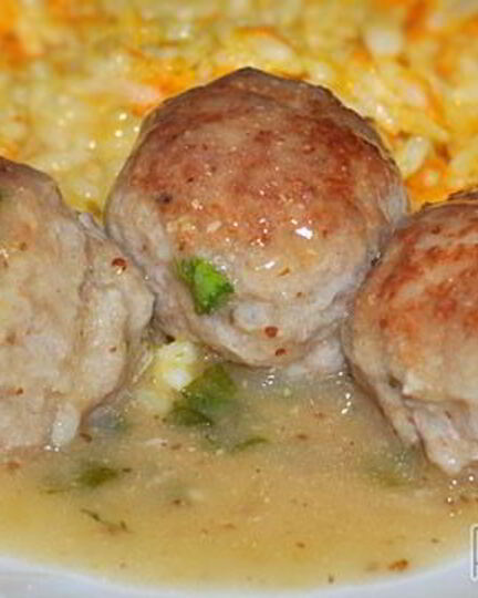 Рецепт свиных фрикаделек в горчично-медовом соусе